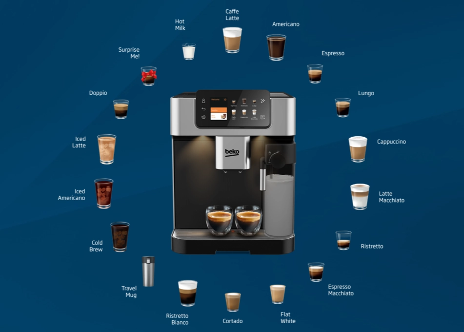 Ekspres Beko CaffeExperto CEG7348X Kawa mrożona