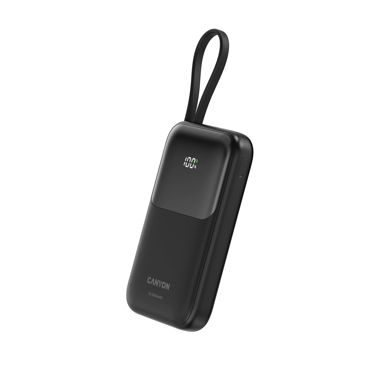 Powerbank Canyon OnPower 101 z kablem USB-C 10000mAh 22,5W Czarny