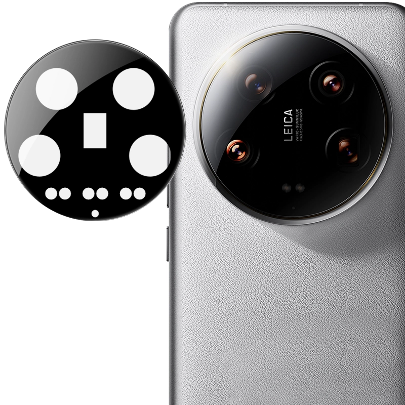 Szkło ochronne Bizon na aparat Lens do Xiaomi 14 Ultra 2 sztuki