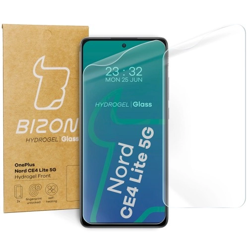 Folia hydrożelowa Bizon na ekran Hydrogel Front do OnePlus Nord CE4 Lite 5G 2 sztuki