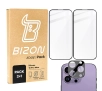 Zestaw ochronny Bizon 2x szkło + szybka na aparat Edge 2 Pack do iPhone 16 Pro Max