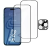 Zestaw ochronny Bizon 2x szkło + szybka na aparat Edge 2 Pack do iPhone 16 Pro Max