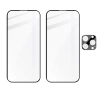 Zestaw ochronny Bizon 2x szkło + szybka na aparat Edge 2 Pack do iPhone 16 Pro Max