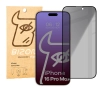 Szkło hartowane Bizon prywatyzujące pełne Edge Shadow do iPhone 16 Pro Max Przyciemniane
