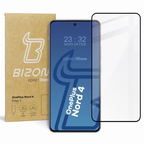 Szkło hartowane Bizon pełne Edge 2 do OnePlus Nord 4