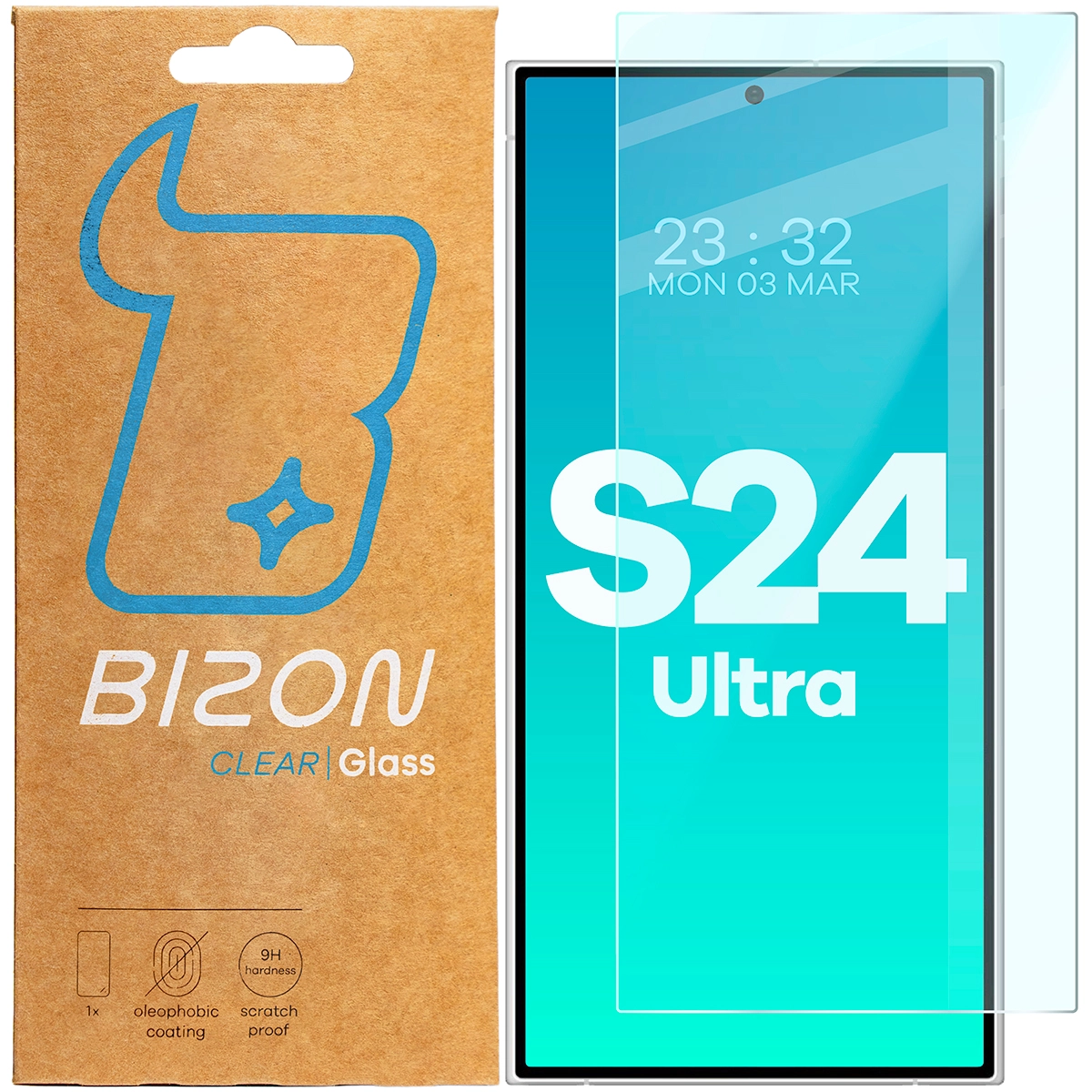 Szkło hartowane Bizon Clear 2 do Galaxy S24 Ultra