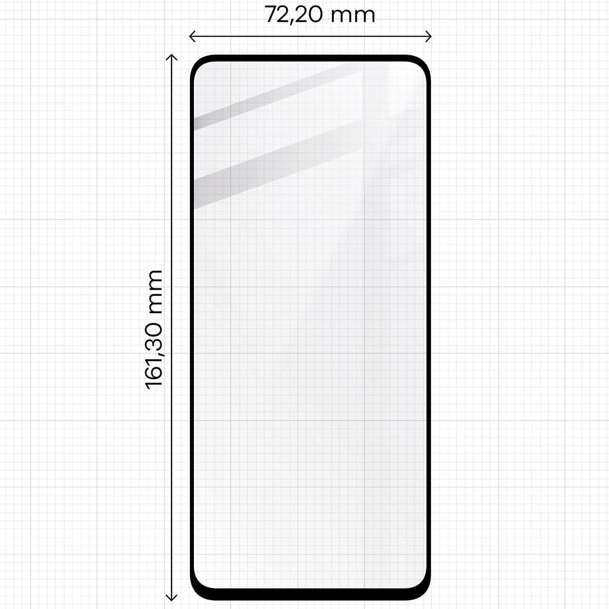 Szkło hartowane Bizon pełne Edge 2 do Realme C67 4G