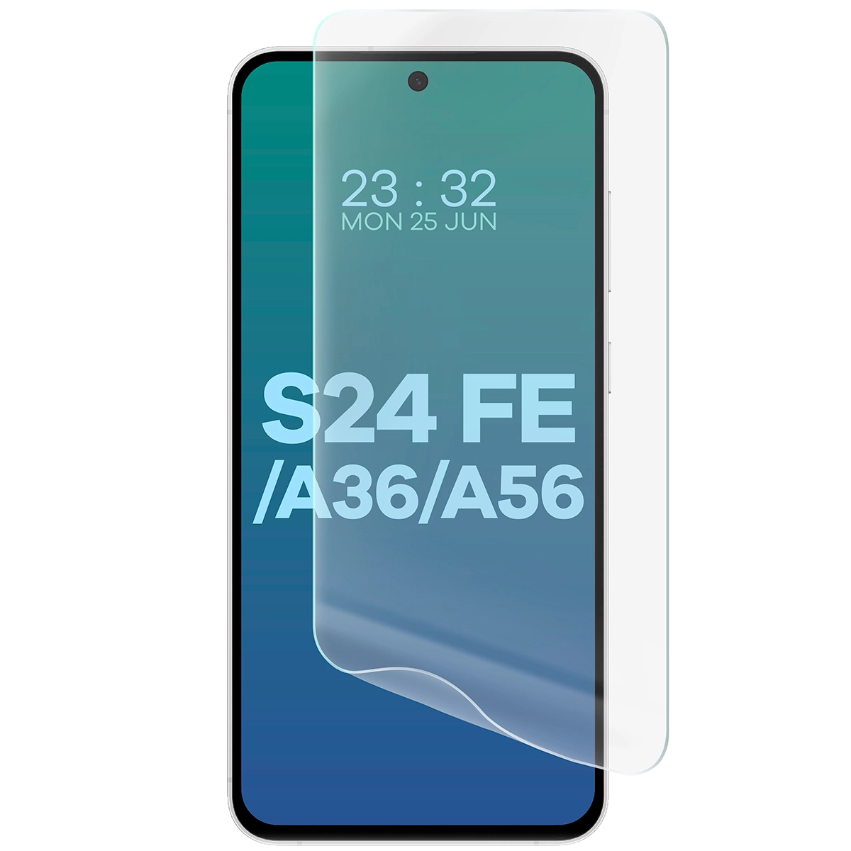 Folia hydrożelowa Bizon na ekran Hydrogel Front do Galaxy S24 FE 5G/A36 5G/A56 5G 2 sztuki