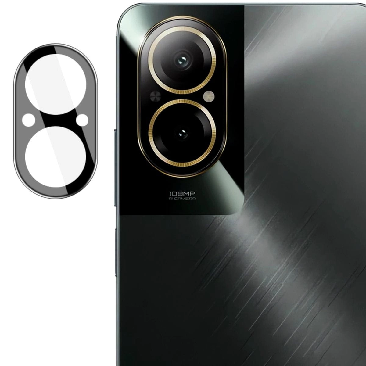 Zestaw ochronny Bizon 2x szkło + szybka na aparat Edge 2 Pack do Realme C67 4G