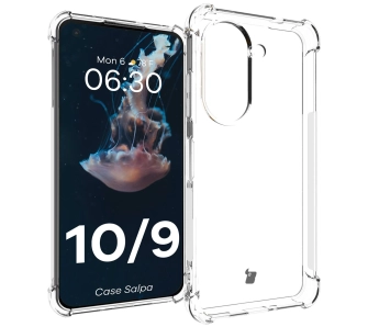 Etui Bizon Elastyczne Salpa do Asus Zenfone 10 / 9 Przezroczysty