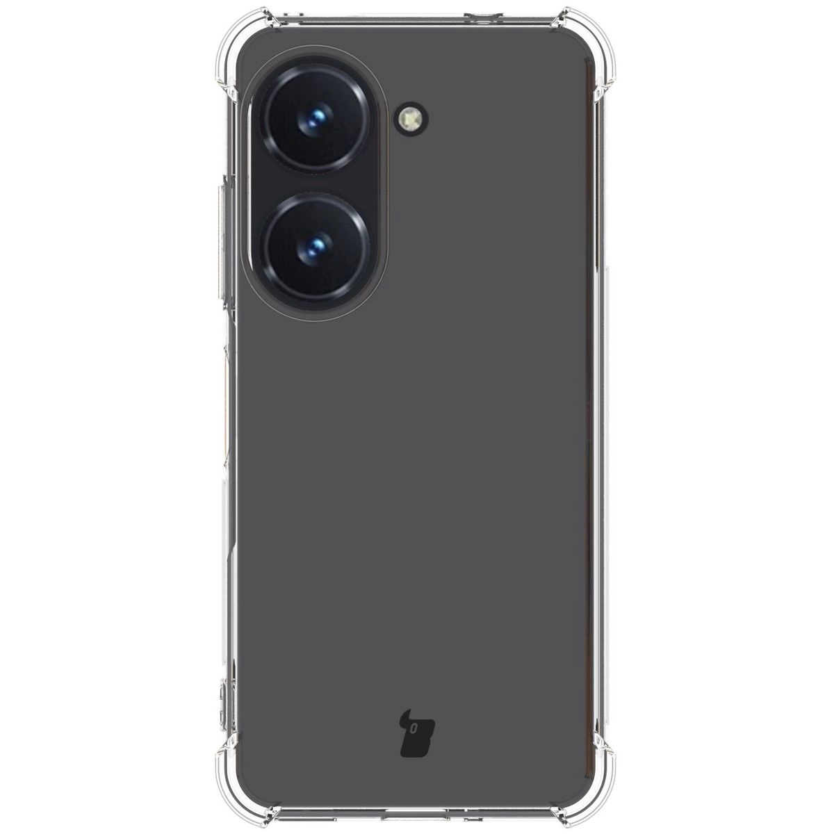Etui Bizon Elastyczne Salpa do Asus Zenfone 10 / 9 Przezroczysty