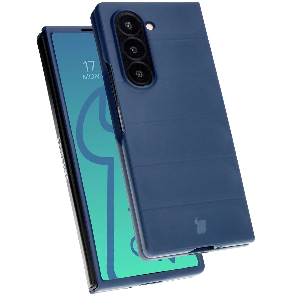Etui Bizon Tur do Samsung Galaxy Z Fold6 Dark Blue