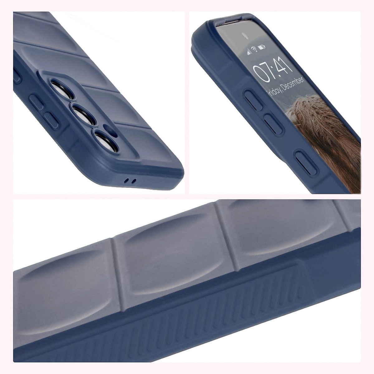 Etui Bizon Tur do Samsung Galaxy S24 FE Dark Blue