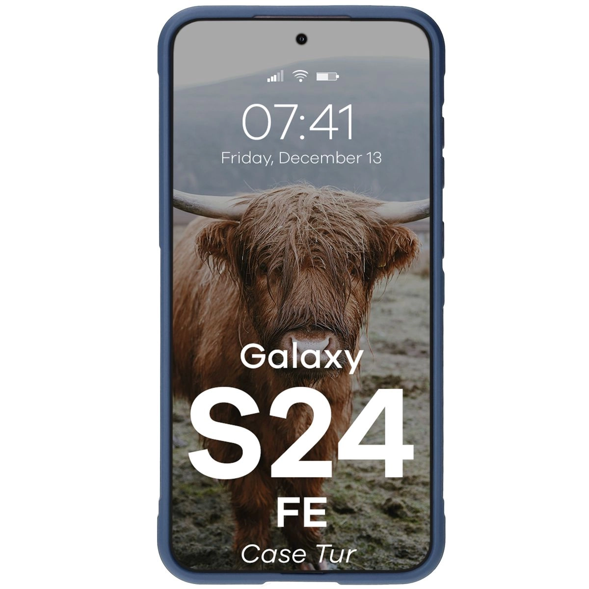 Etui Bizon Tur do Samsung Galaxy S24 FE Dark Blue