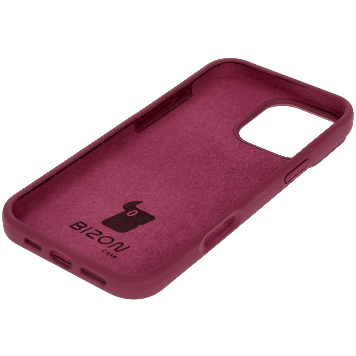Etui Bizon Silikonowe Soft do iPhone 16 Pro Max Ciemno-fioletowy