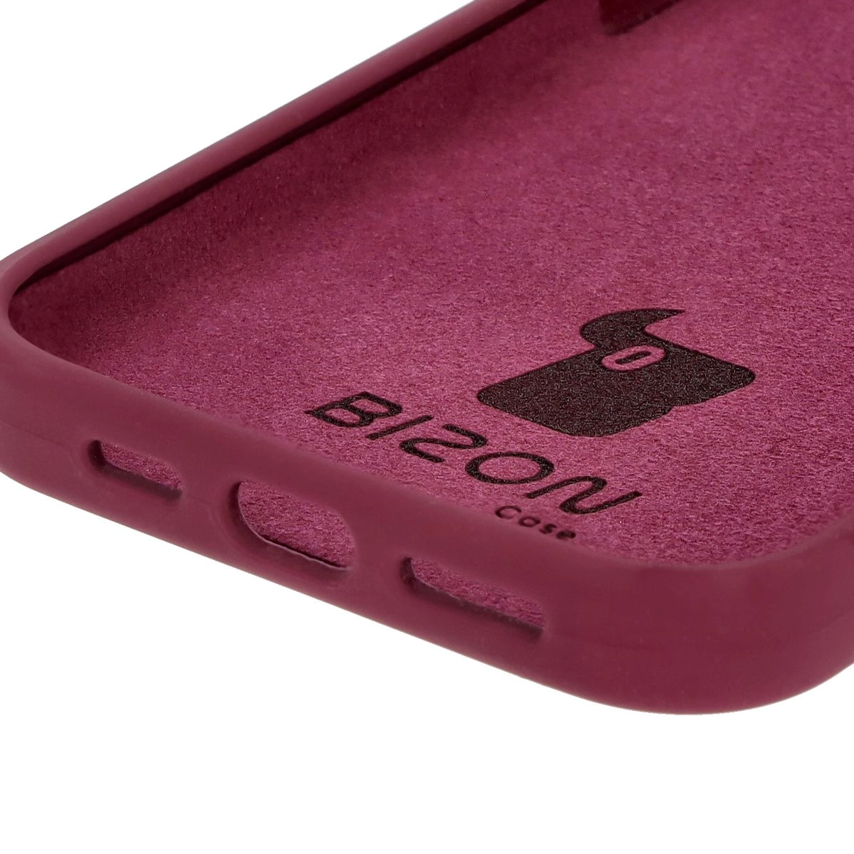 Etui Bizon Silikonowe Soft do iPhone 16 Pro Max Ciemno-fioletowy