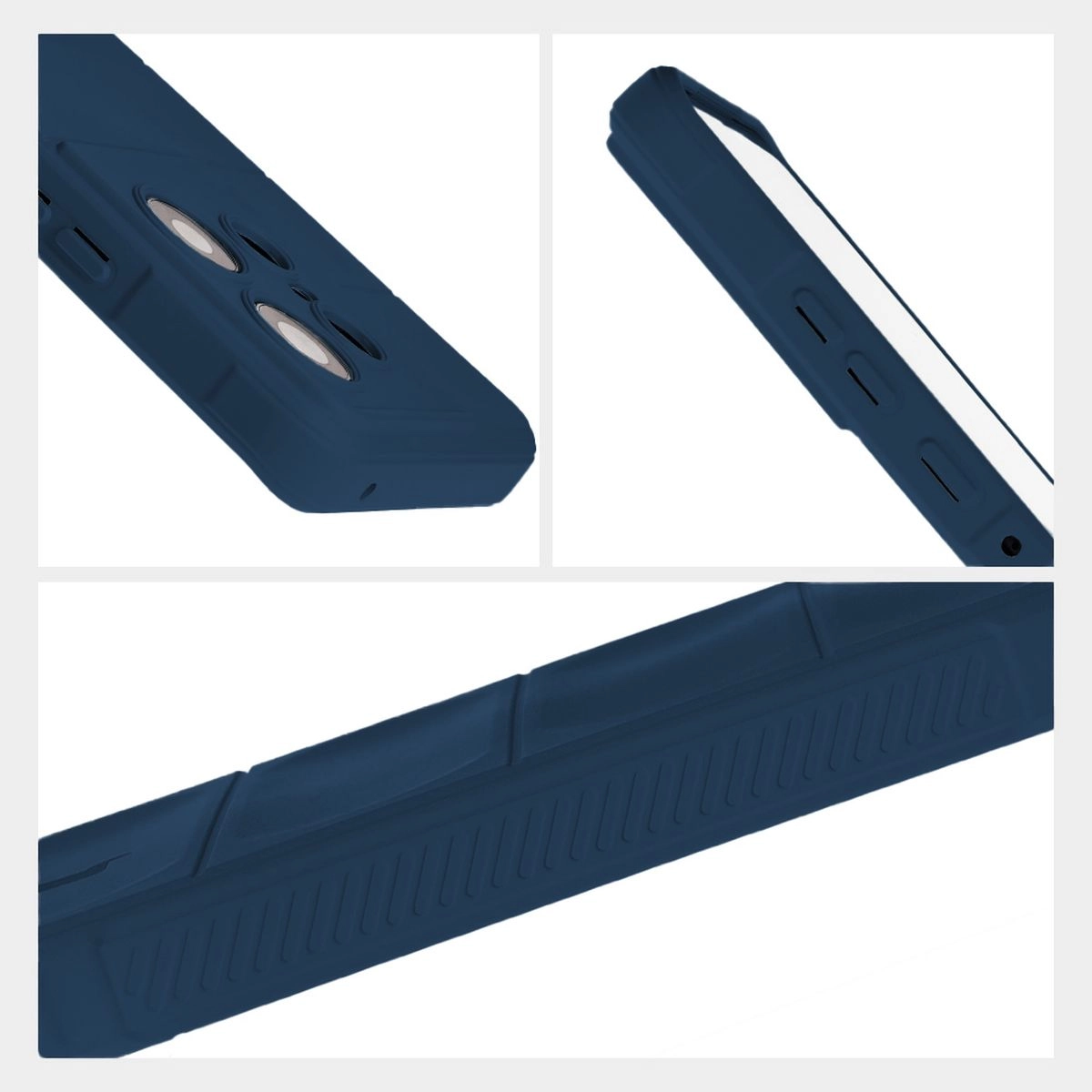 Etui Bizon Tur do Motorola Edge 50 Pro Dark Blue