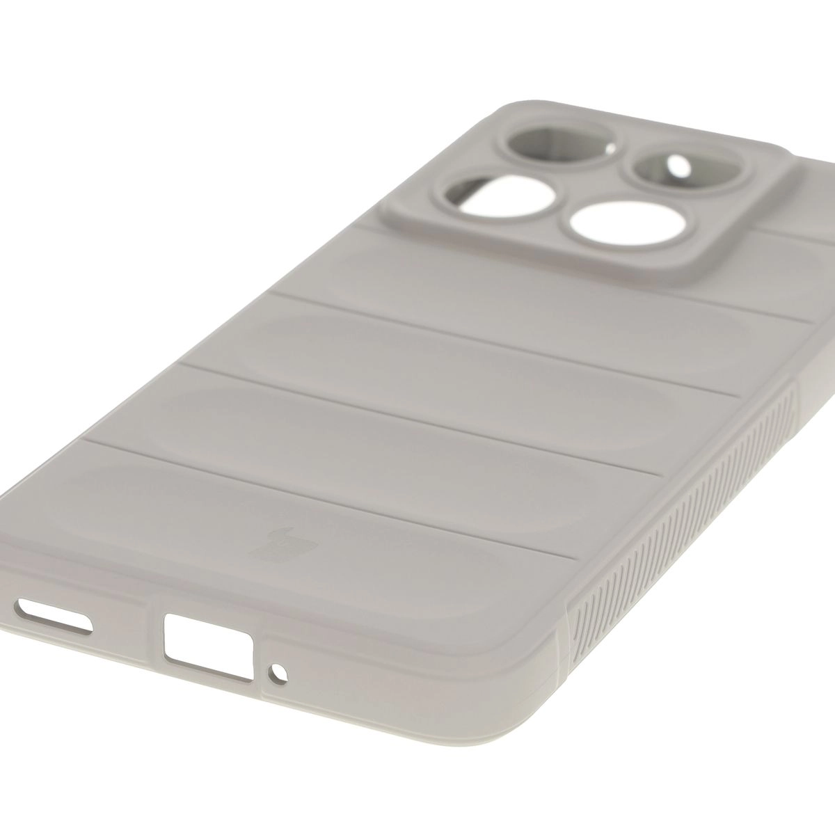 Etui Bizon Tur do Xiaomi 14T Pro Light Grey