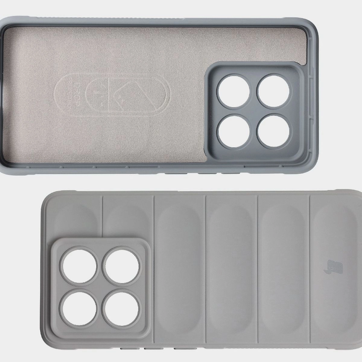 Etui Bizon Tur do Xiaomi 14T Pro Light Grey