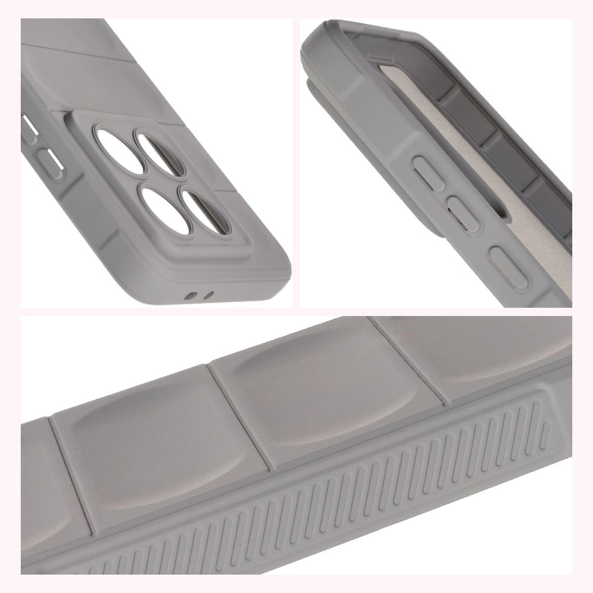 Etui Bizon Tur do Xiaomi 14T Pro Light Grey