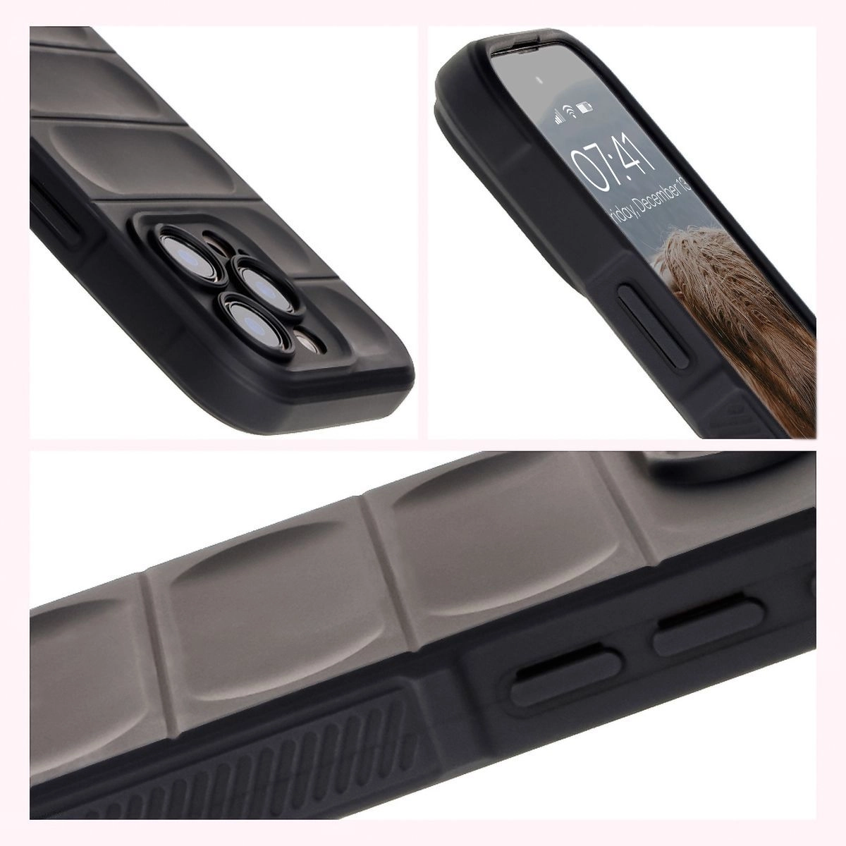 Etui Bizon Tur do iPhone 16 Pro Black