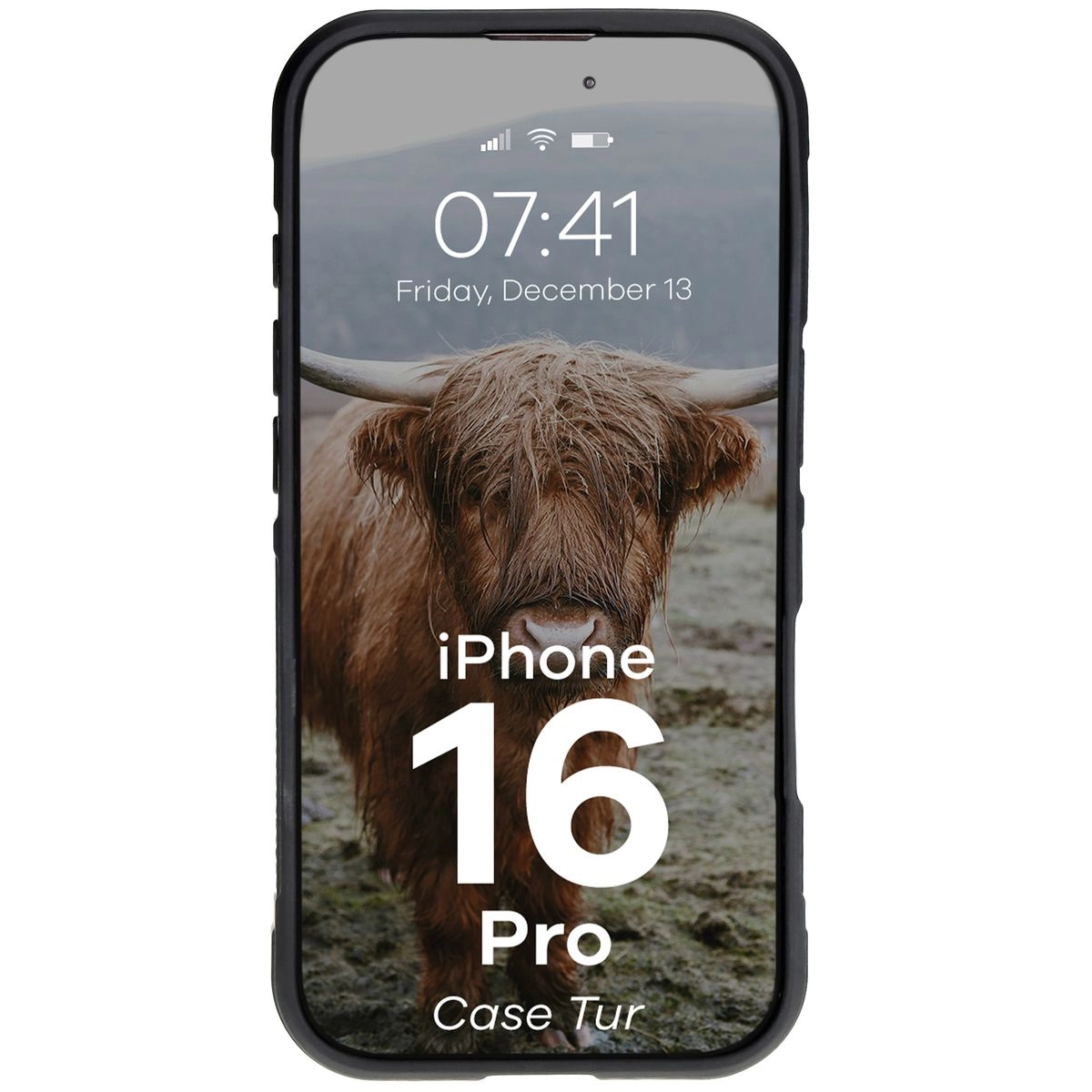 Etui Bizon Tur do iPhone 16 Pro Black
