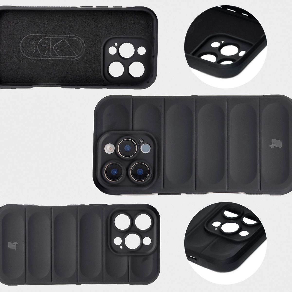 Etui Bizon Tur do iPhone 16 Pro Black