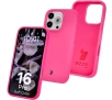 Etui Bizon Silikonowe Soft do iPhone 16 Pro Fuksja