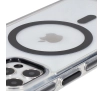 Etui Bizon Marco z MagSafe do iPhone 12 Pro / 12 Przezroczyste z czarną ramką