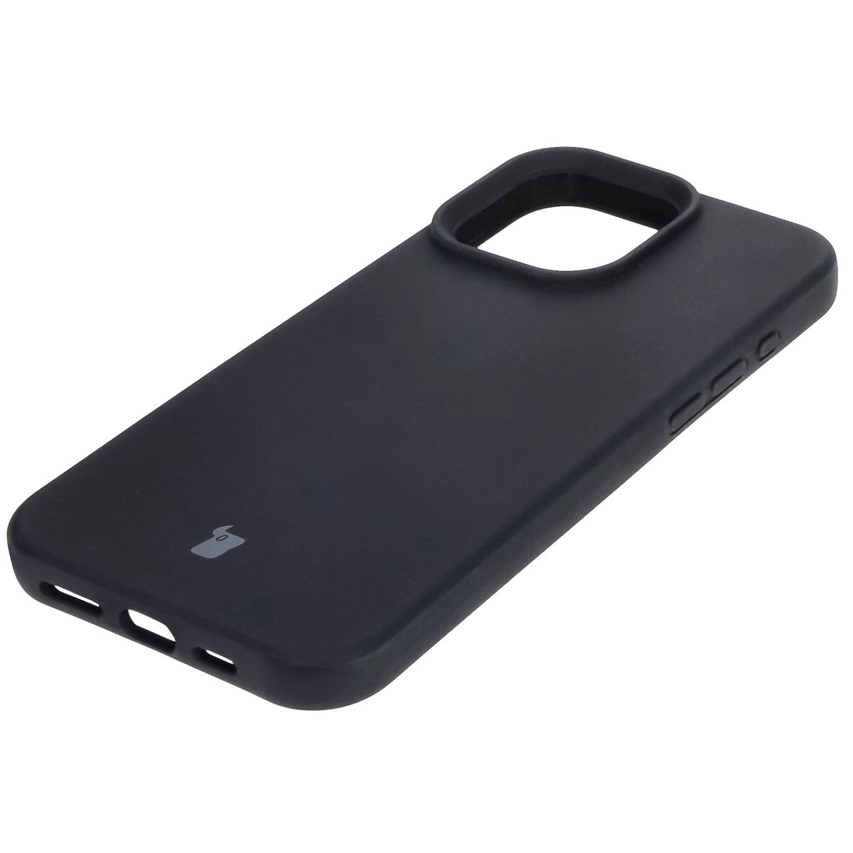 Etui Bizon Silikonowe Soft do iPhone 16 Pro Max Czarny