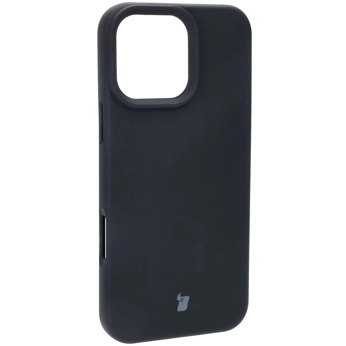 Etui Bizon Silikonowe Soft do iPhone 16 Pro Max Czarny