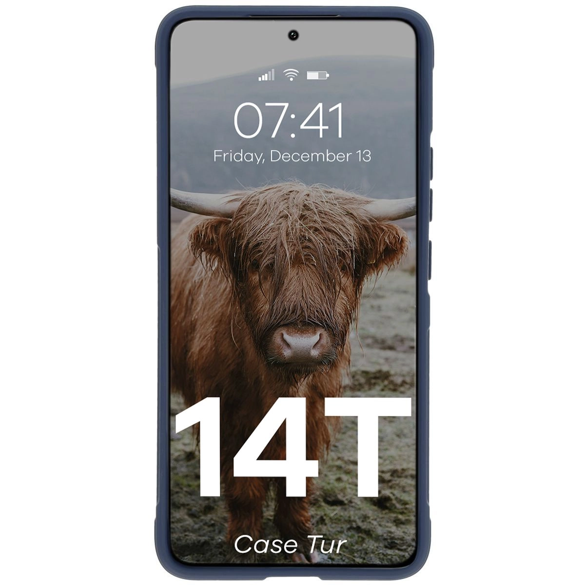 Etui Bizon Tur do Xiaomi 14T Dark Blue