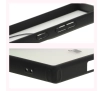 Etui Bizon MatteO z MagSafe do Samsung Galaxy S24 Ultra Półprzezroczyste z czarną ramką