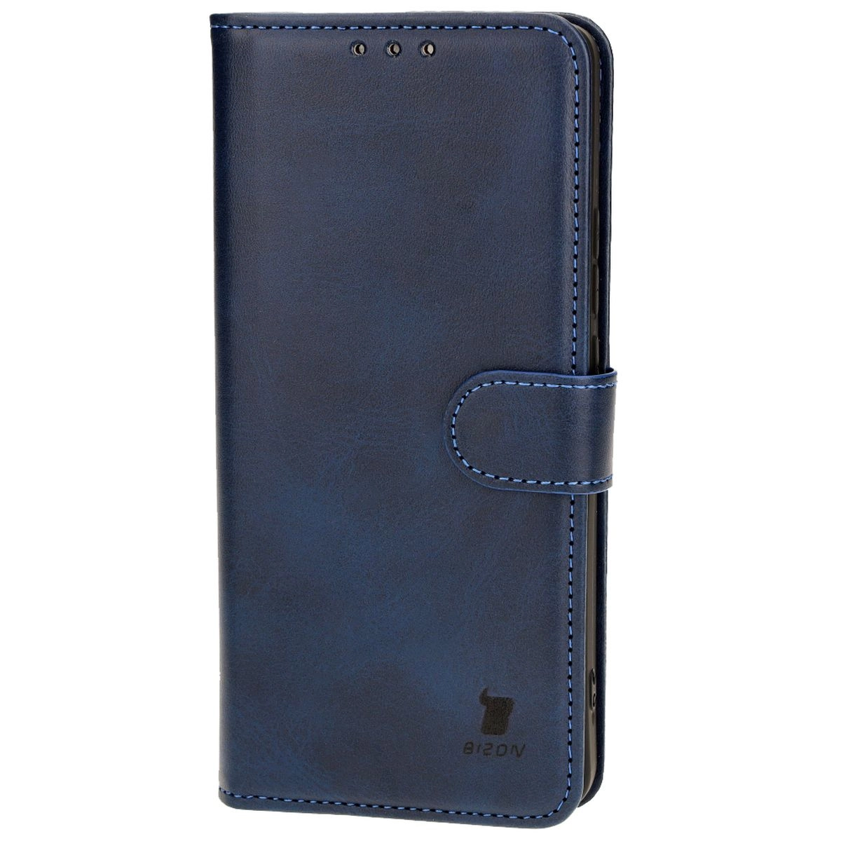 Etui Bizon z klapką Pocket do Xiaomi Poco M6 Pro 4G/Xiaomi Redmi Note 13 Pro 4G Granatowy