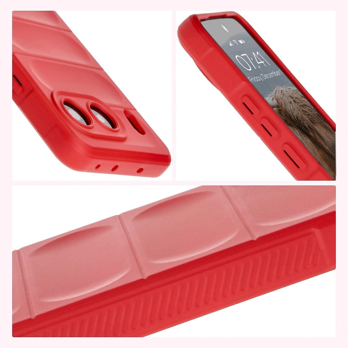 Etui Bizon Tur do OnePlus Nord 4 Red