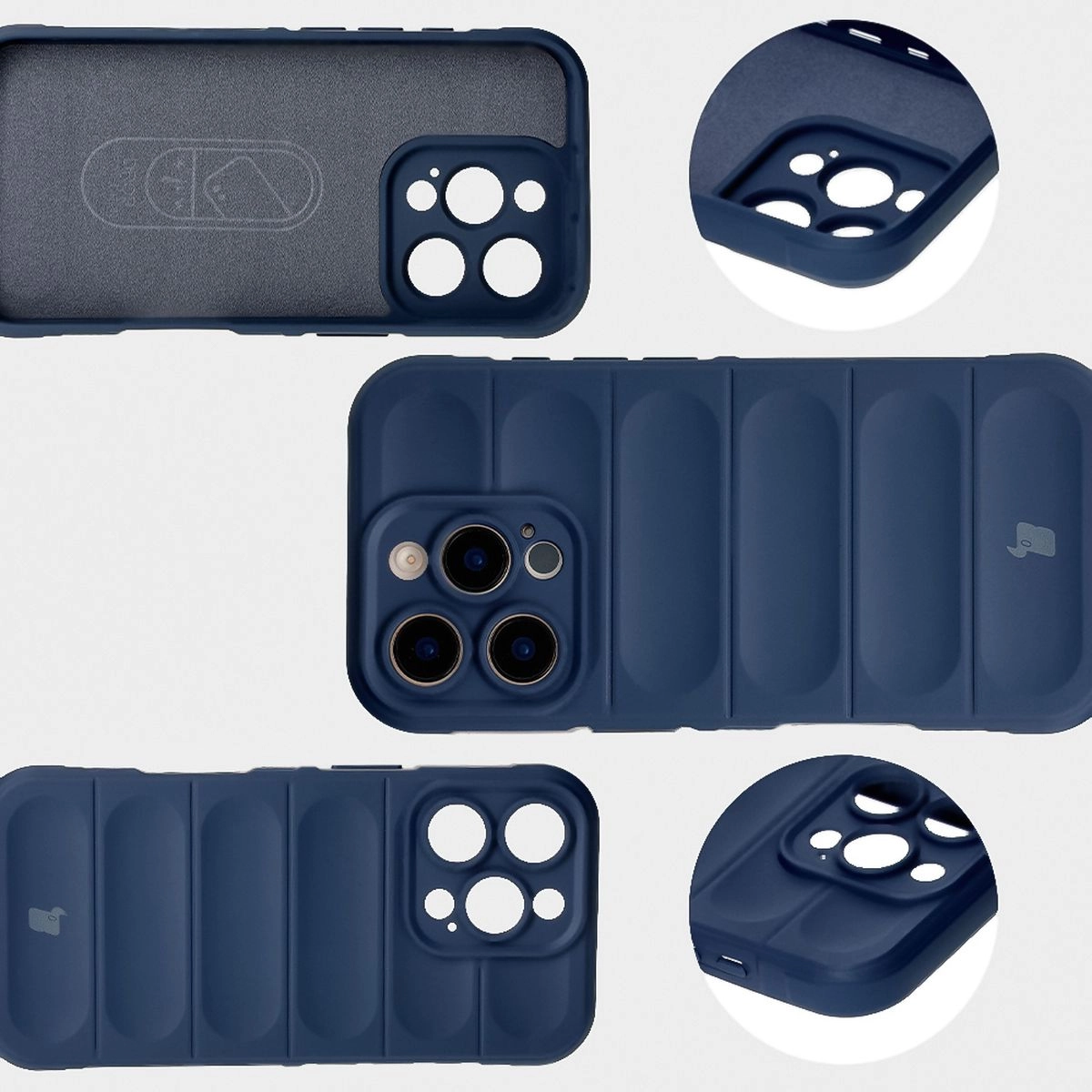 Etui Bizon Tur do iPhone 16 Pro Dark Blue
