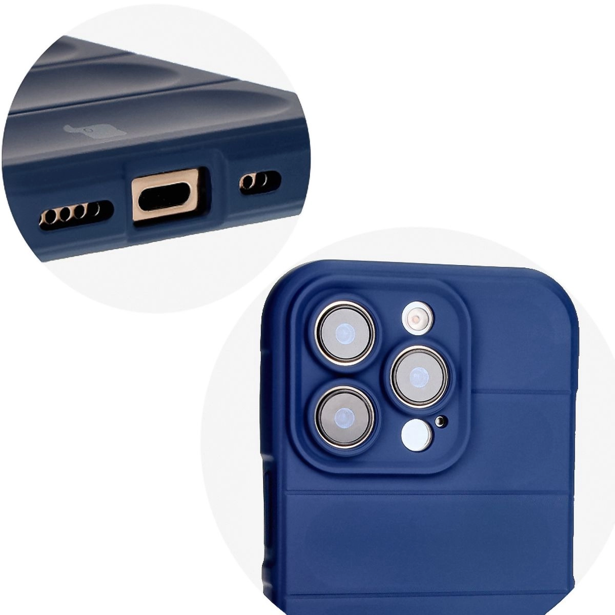 Etui Bizon Tur do iPhone 16 Pro Dark Blue