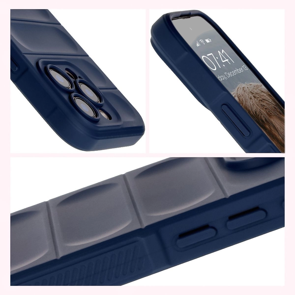 Etui Bizon Tur do iPhone 16 Pro Dark Blue