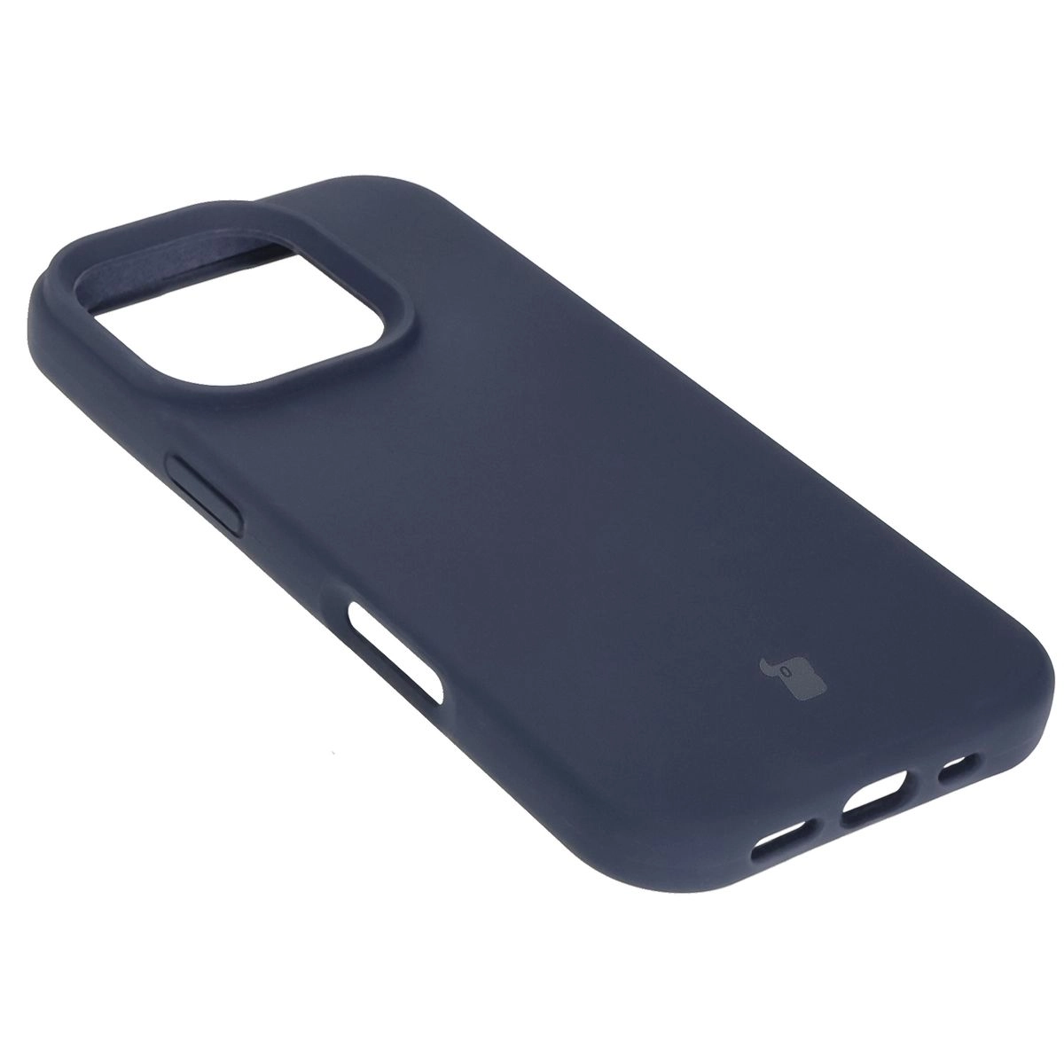 Etui Bizon Silikonowe Soft do iPhone 16 Pro Ciemno-niebieski