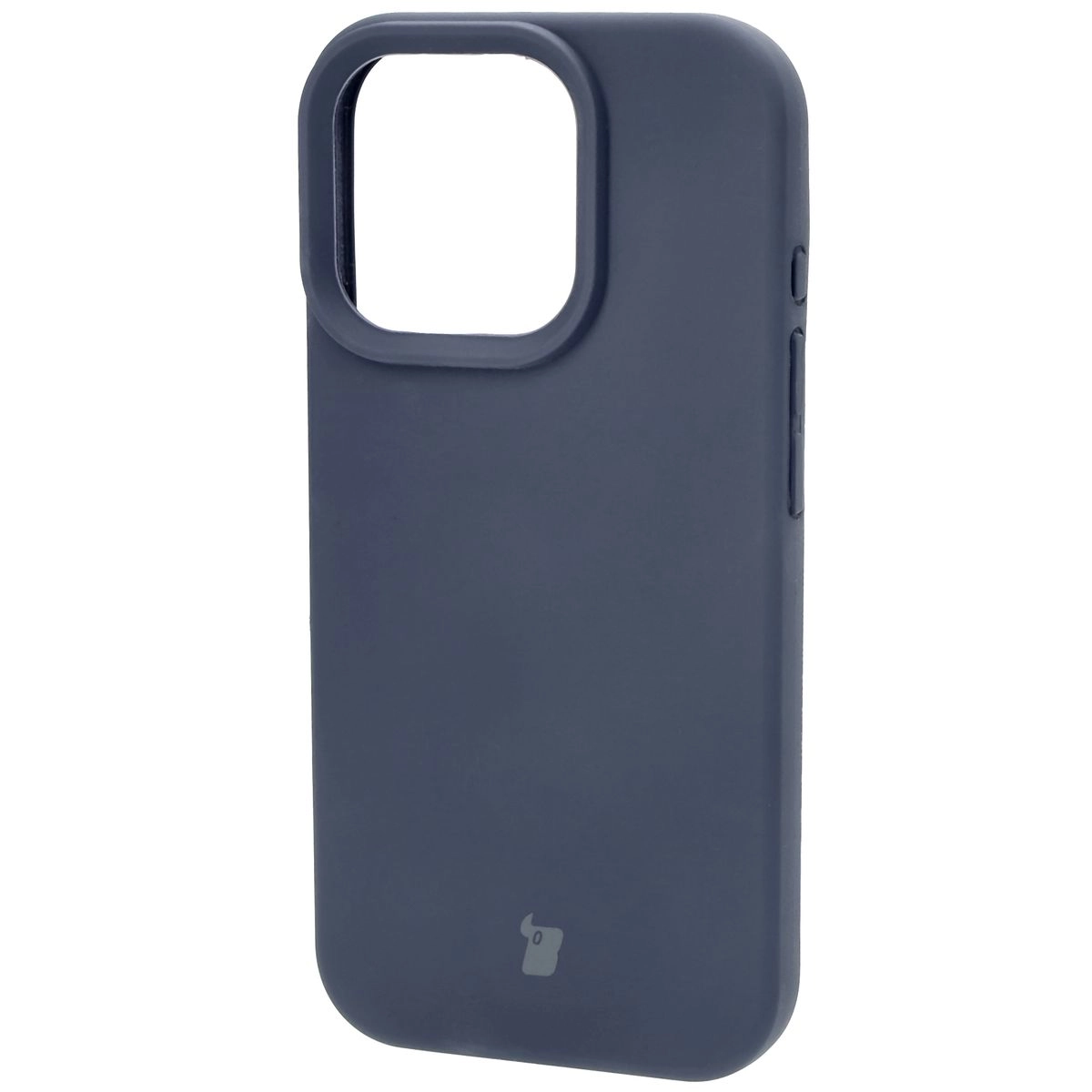 Etui Bizon Silikonowe Soft do iPhone 16 Pro Ciemno-niebieski