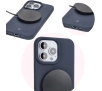 Etui Bizon Silikonowe Soft do iPhone 16 Pro Ciemno-niebieski