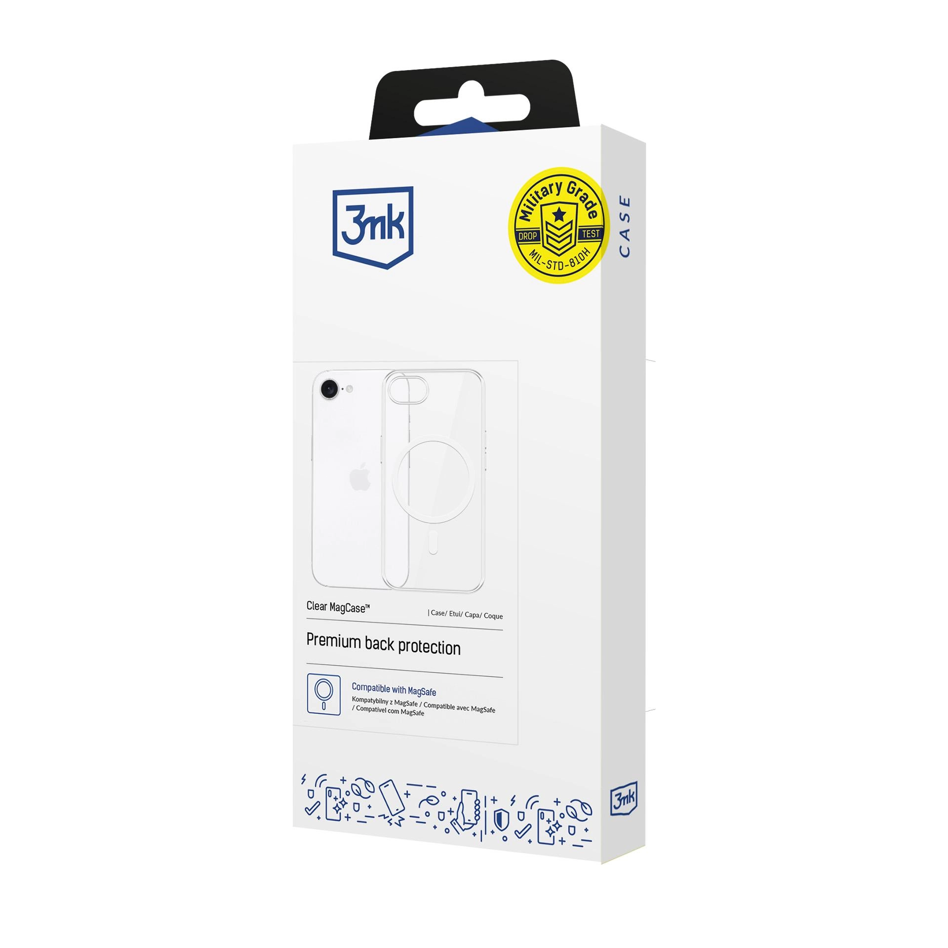 Etui 3mk Clear MagCase do iPhone 16e Przezroczysty