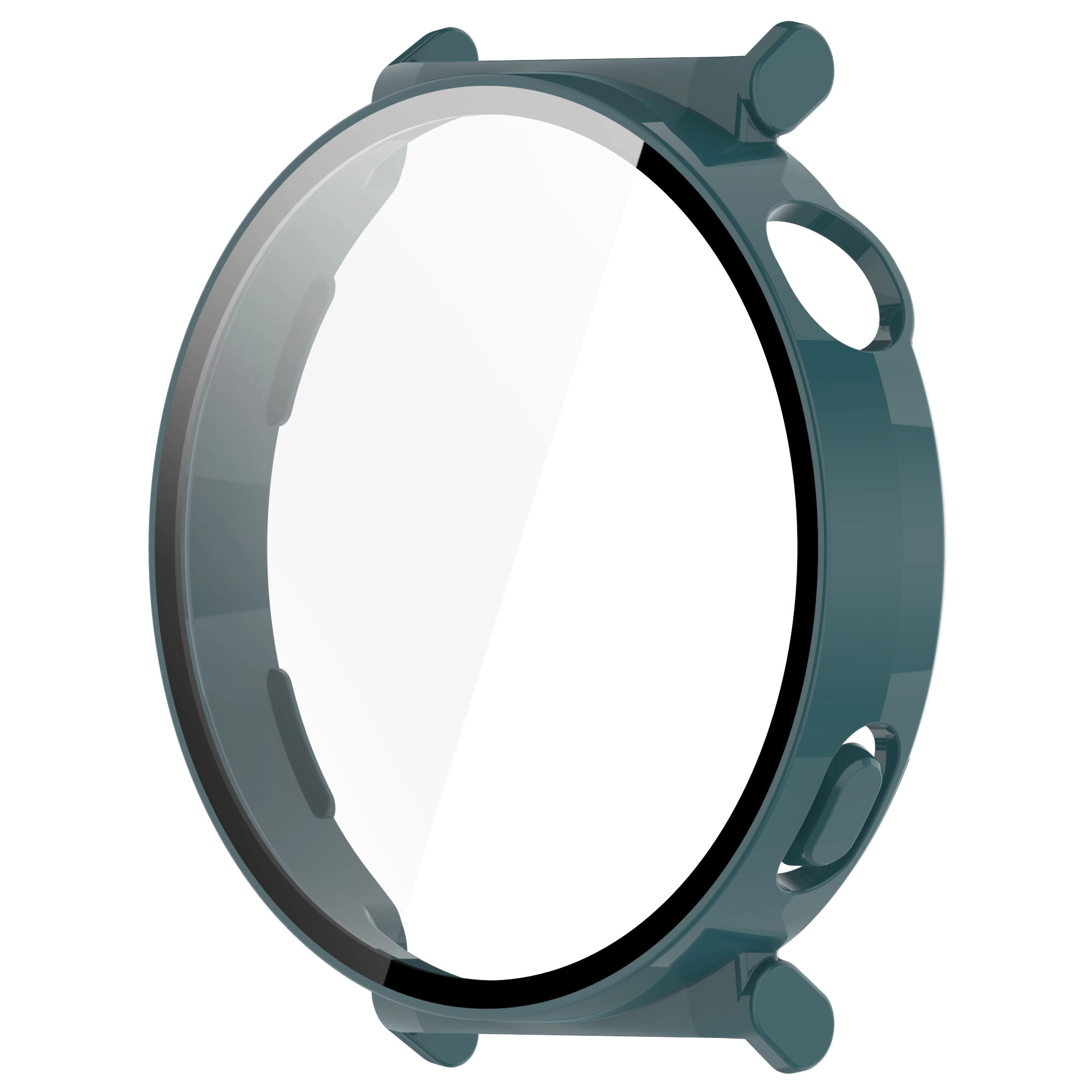 Nakładka na tarczę Bizon ze szkłem do Huawei Watch GT 5 41mm Zielony