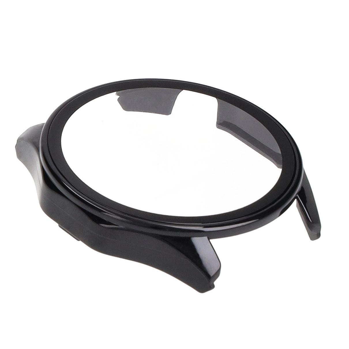 Nakładka na tarczę Bizon ze szkłem do Huawei Watch GT 4 46mm Czarny