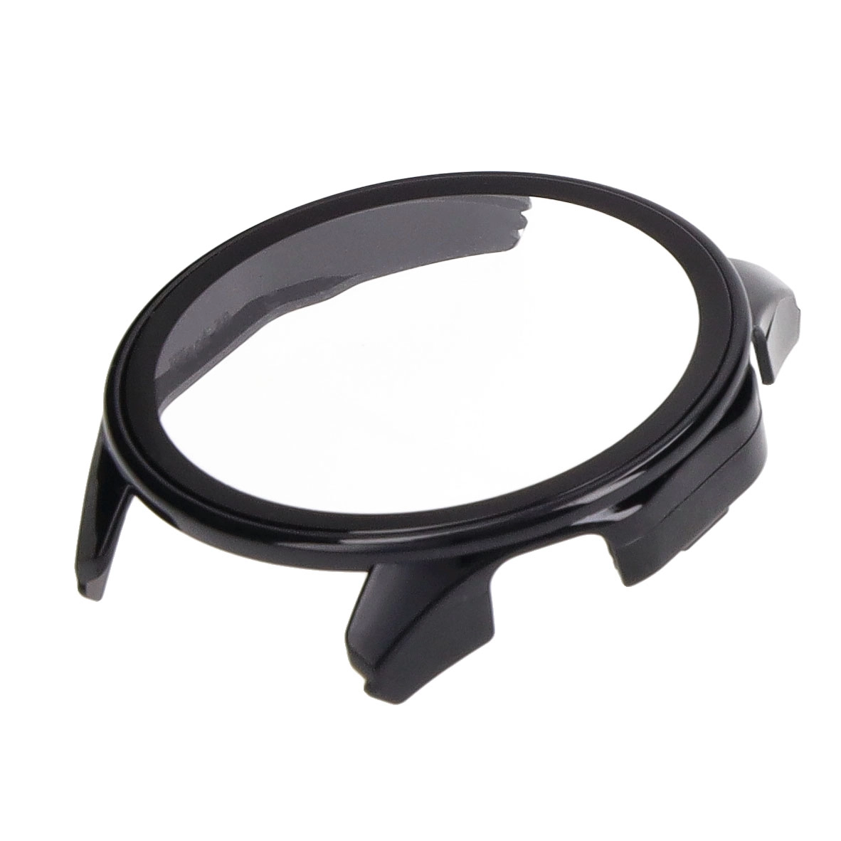 Nakładka na tarczę Bizon ze szkłem do Huawei Watch GT 4 46mm Czarny
