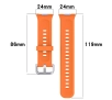 Pasek Bizon Strap Watch Silicone Pro SR do Huawei Watch Fit 3 Pomarańczowy