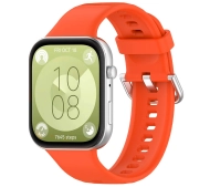Bizon Strap Watch Silicone Pro SR do Huawei Watch Fit 3 Pomarańczowy