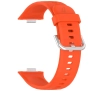 Pasek Bizon Strap Watch Silicone Pro SR do Huawei Watch Fit 3 Pomarańczowy
