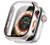 Nakładka na tarczę Bizon ze szkłem do Apple Watch 10 42mm Szampańskie
