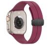 Pasek Bizon Strap Watch Silicone L do Apple Watch 44/45/46/49mm Burgundowy